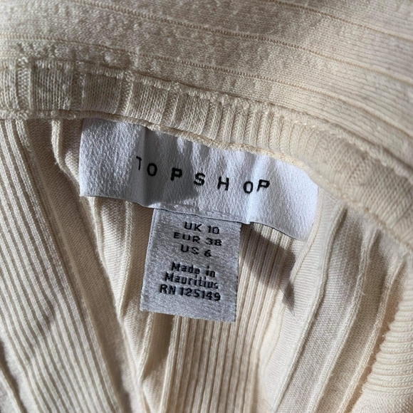 TOPSHOP Long Sleeve Shirt with Zipper - Picture 4 of 4